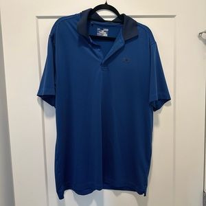 Under Armour Mens Blue Polo